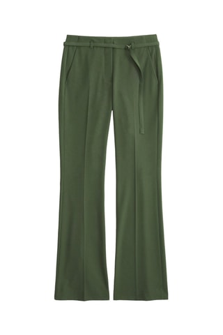 Pantalon flare - Vert