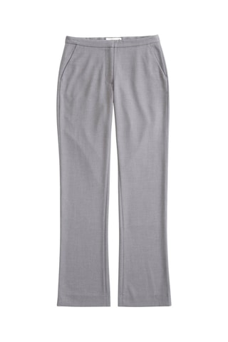 Pantalon bootcut - Gris clair