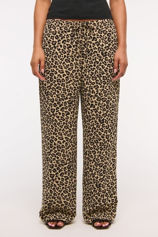 Pantalon wide legs - Marron
