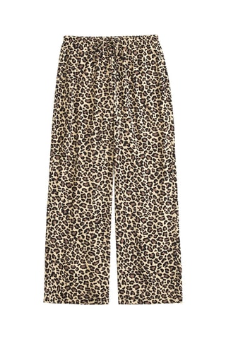 Pantalon wide legs - Marron