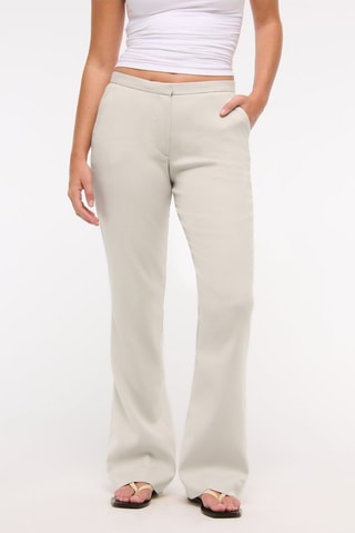 Pantalon bootcut - Greige