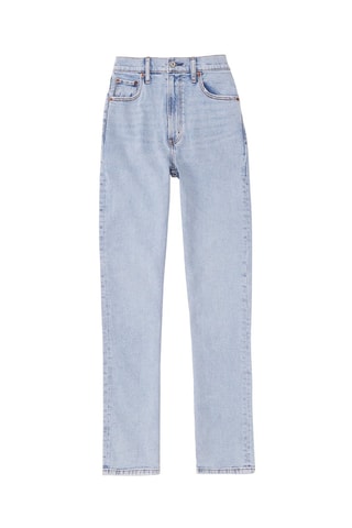 Jean slim taille haute - Ciel
