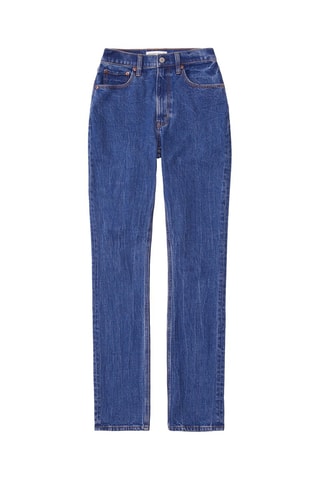 Jean slim taille haute - Bleu foncé
