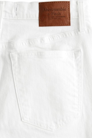 Jean straight taille haute - Blanc