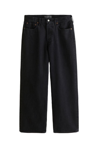 Jean baggy taille basse - Noir