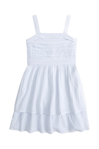 Robe volantée sans manches - Bleu clair
