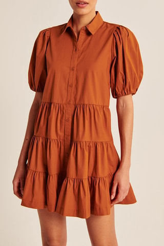 Robe chemise - Orange foncé