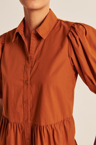 Robe chemise - Orange foncé