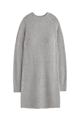 Robe pull - Gris clair chiné