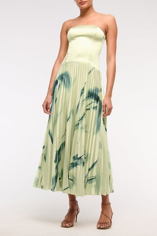 Robe midi - Vert