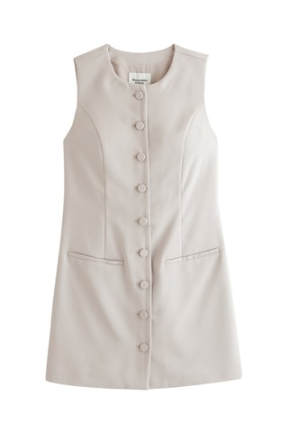 Robe droite - Greige