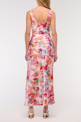 Robe longue - Rose et blanc