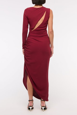 Robe asymétrique - Rouge