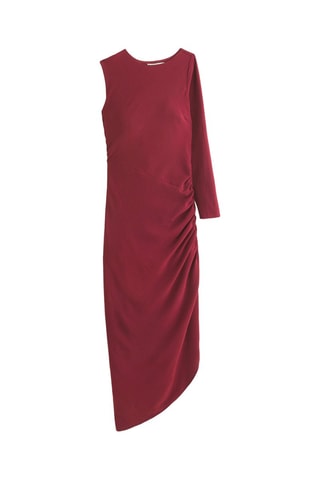 Robe asymétrique - Rouge