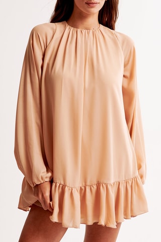 Robe trapèze - Orange clair