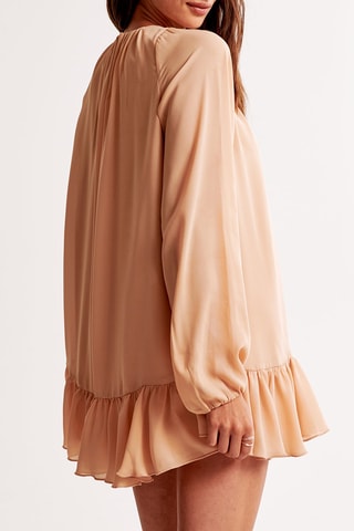 Robe trapèze - Orange clair