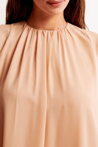 Robe trapèze - Orange clair