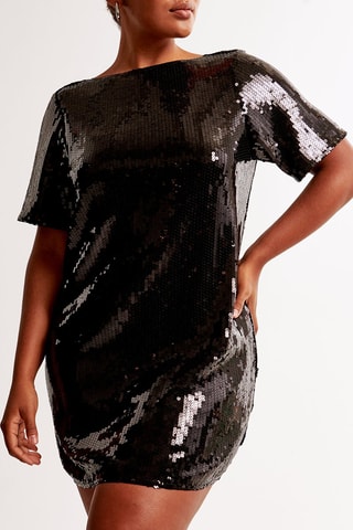 Robe droite - Noir