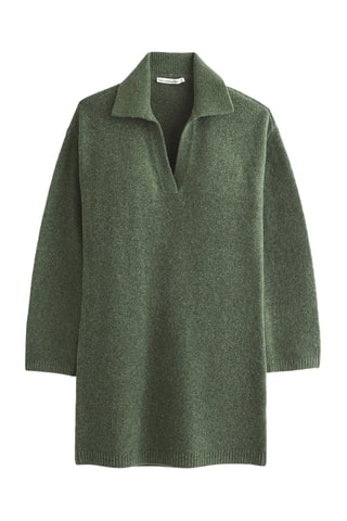 Robe pull - Vert foncé