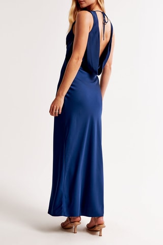 Robe longue - Bleu marine