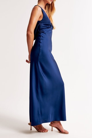 Robe longue - Bleu marine