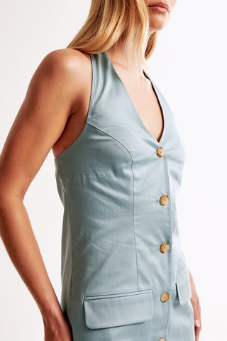 Robe droite - Bleu