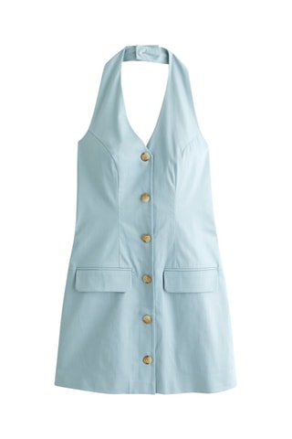 Robe droite - Bleu