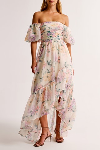 Robe longue - Crème