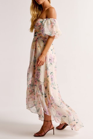 Robe longue - Crème