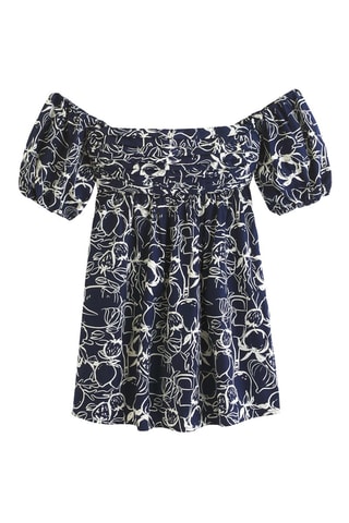 Robe patineuse - Bleu nuit