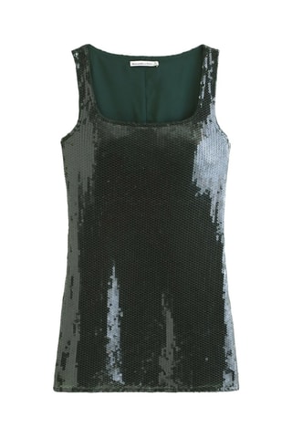 Robe fourreau - Vert foncé