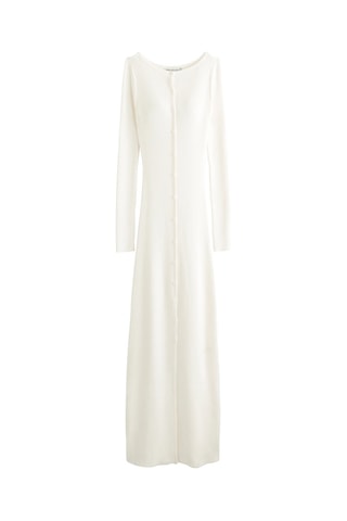 Robe pull en mérinos - Ecru