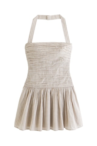 Robe patineuse - Marron clair
