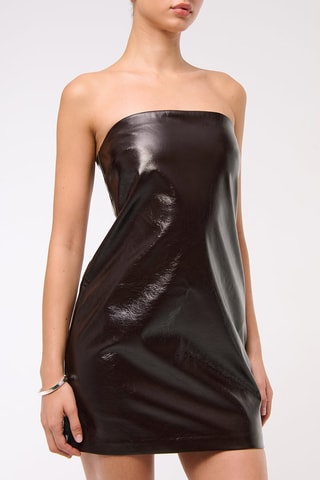 Robe bustier - Marron foncé