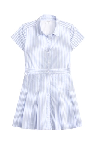 Robe chemise - Bleu et blanc