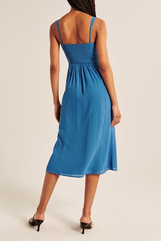 Robe chemise - Bleu cobalt