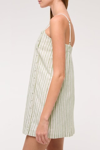 Robe droite en lin - Vert clair