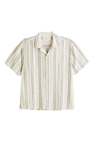 Chemise relaxed - Beige