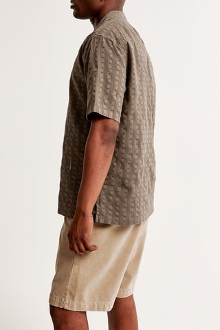 Chemise straight - Kaki