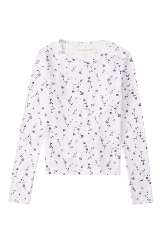 T-shirt - Bleu marine et blanc