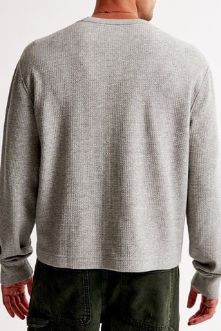 T-shirt oversize - Gris clair