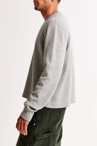 T-shirt oversize - Gris clair