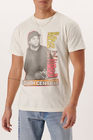 T-shirt relaxed Boyz N The Hood - Crème