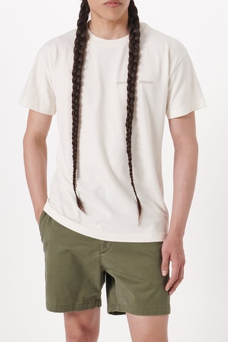 T-shirt relaxed Jean Michel Basquiat - Blanc cassé
