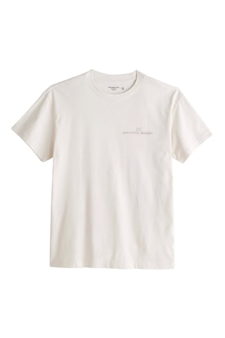 T-shirt relaxed Jean Michel Basquiat - Blanc cassé