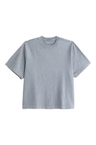 T-shirt oversize - Bleu-gris
