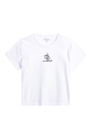 T-shirt slim - Blanc