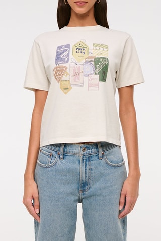 T-shirt relaxed - Ecru