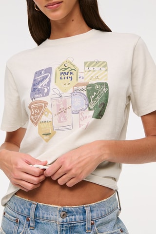 T-shirt relaxed - Ecru