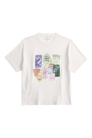 T-shirt relaxed - Ecru